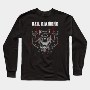 NEIL DIAMOND CAT ROCK - MERCH VTG Long Sleeve T-Shirt